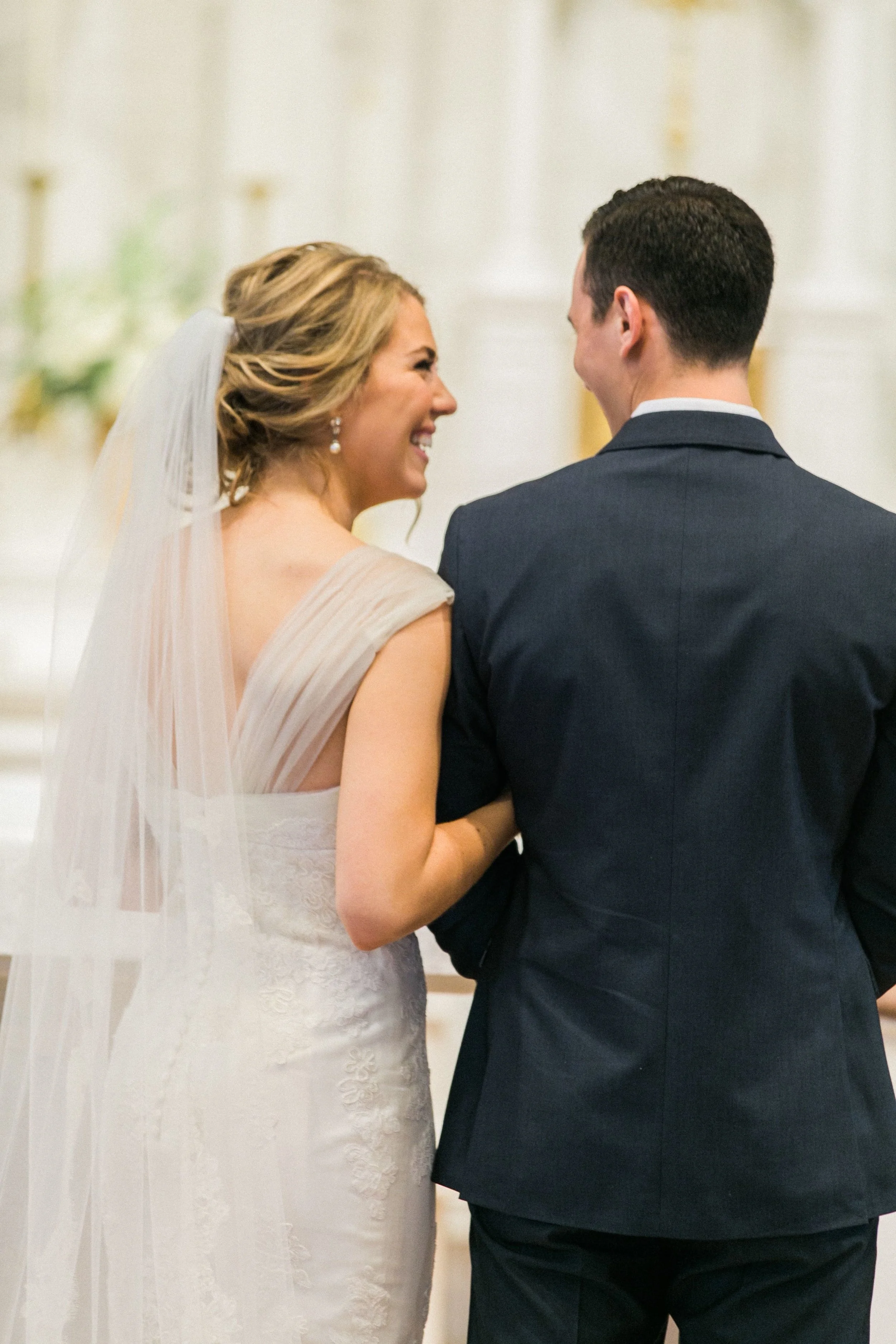 Two kids who just realized they're officially married! 