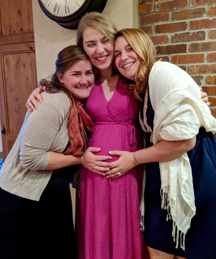 NUFHers (aka college roomies!) - they traveled in from Chicago & NYC!
