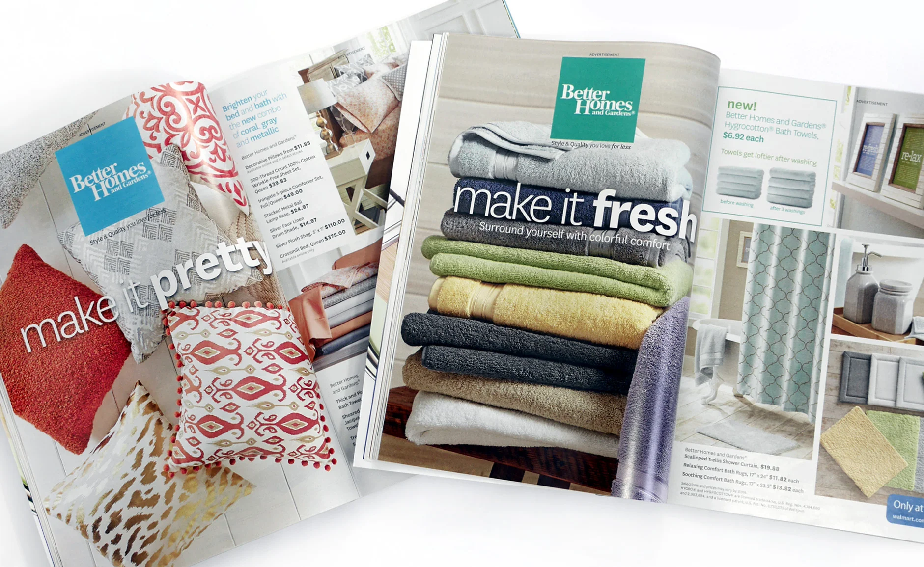 Better Homes and Gardens Print Ads / Production