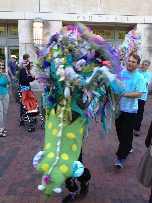 Waterspirit rises in downtown Jacksonville, FL 