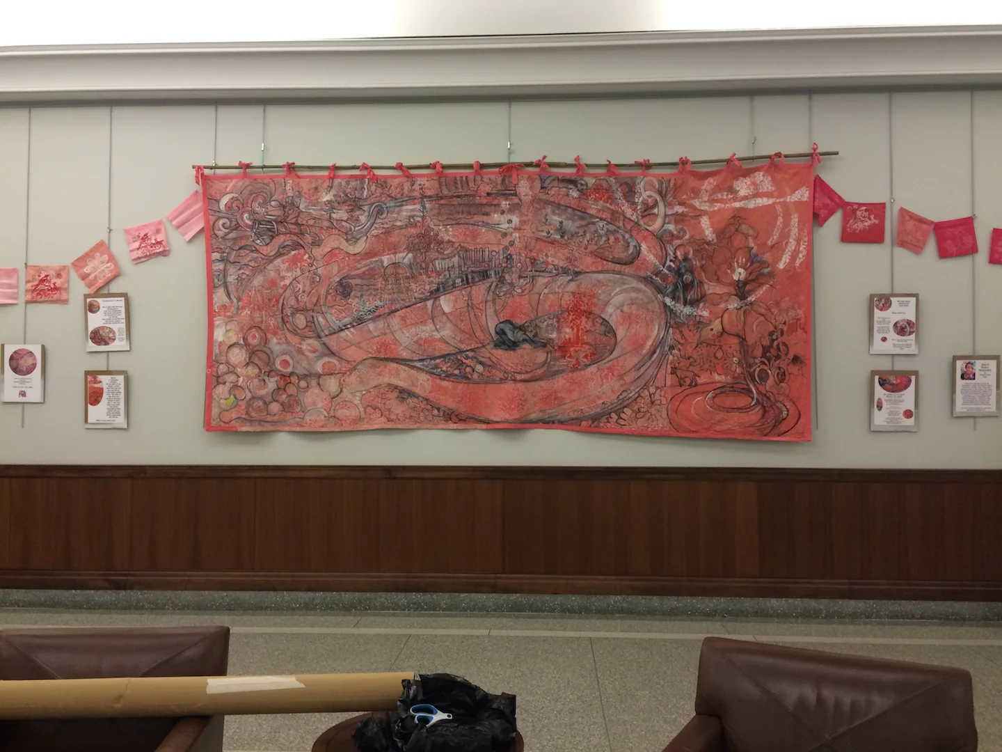 Beasts of Burden installed at the Main Library , downtown Jacksonville,FL