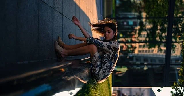 Sitting sideways