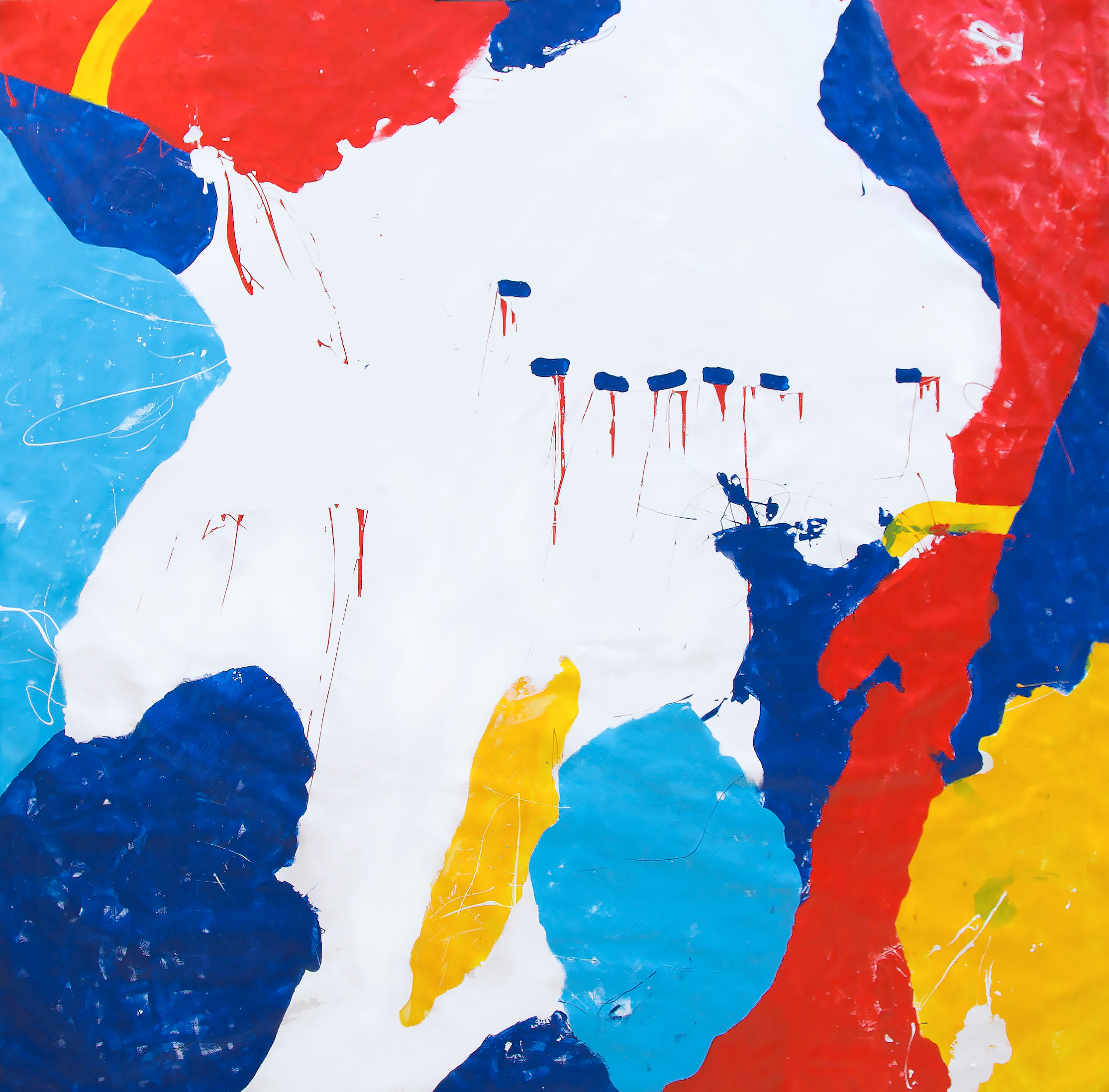 Bandage, Key West, 2018, acrylic on canvas, 65x60"