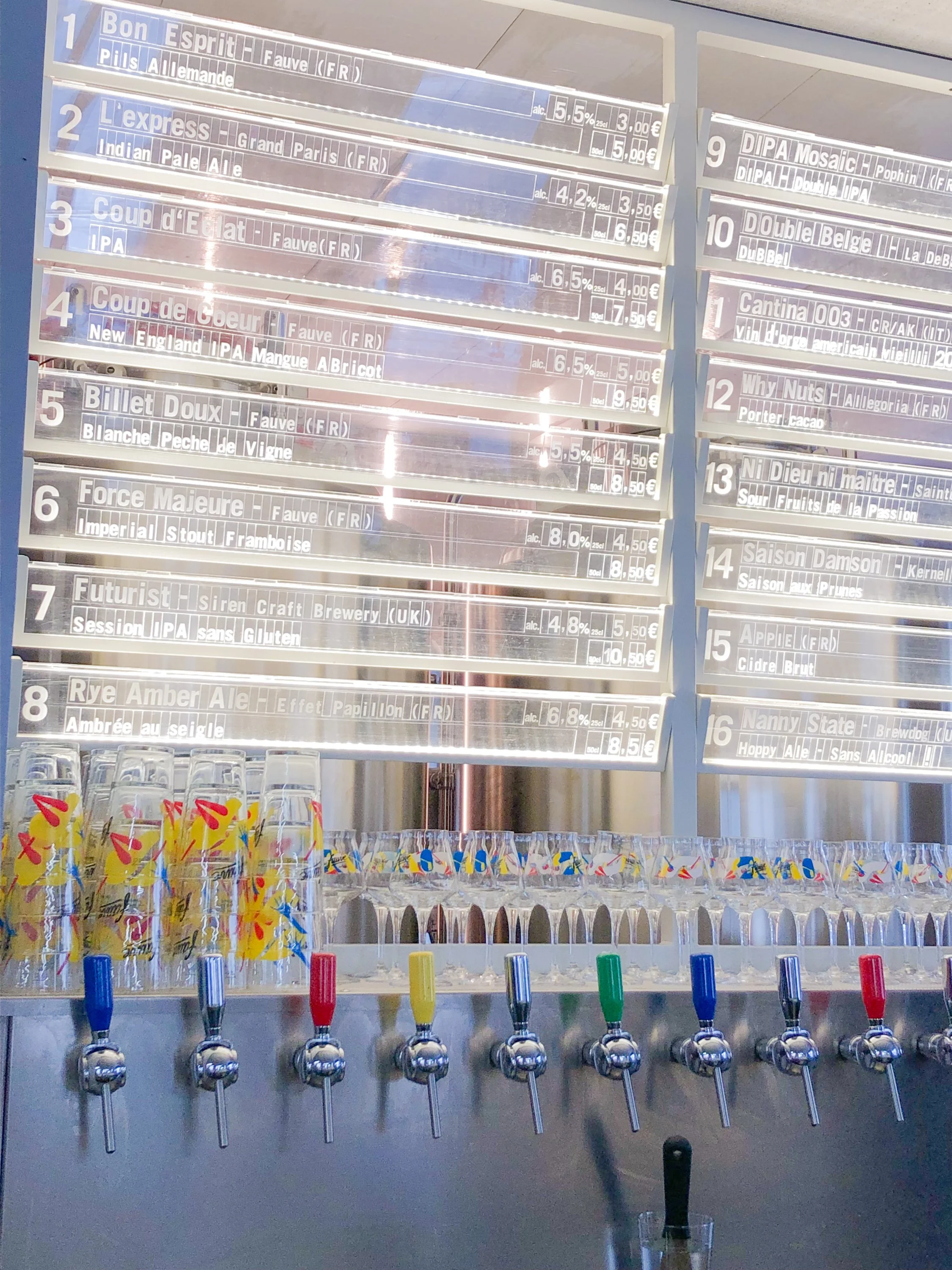 Verres désignés par Diane Barthélemy