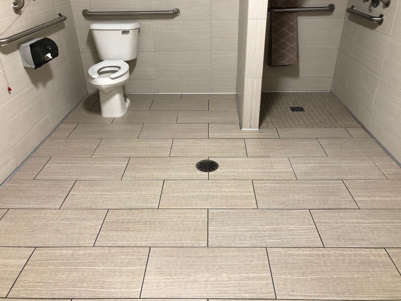 Matte finish EPIC Water Based Urethane on Porcelain Tile