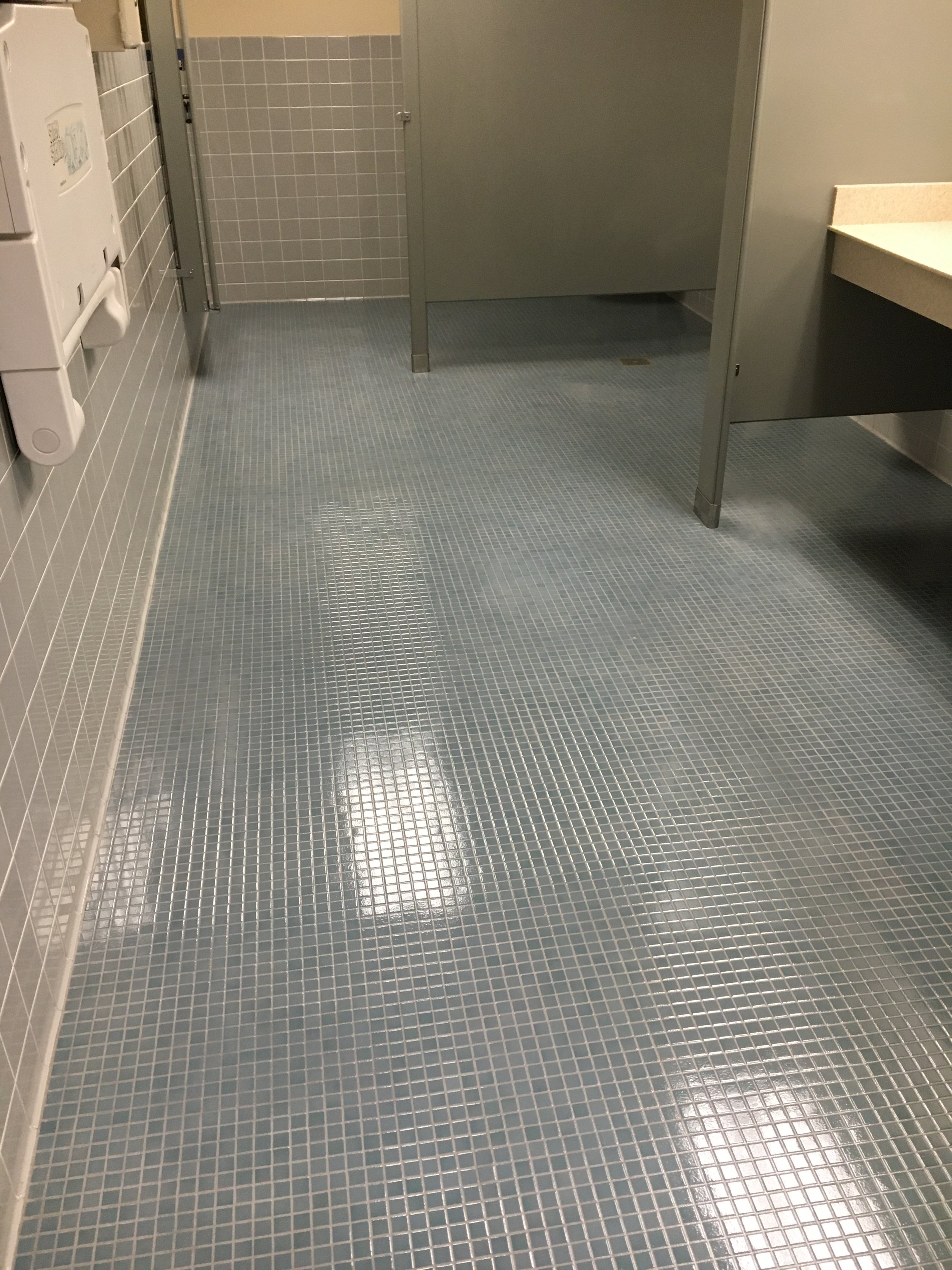 Clean Ceramic Tile and Grout Floor