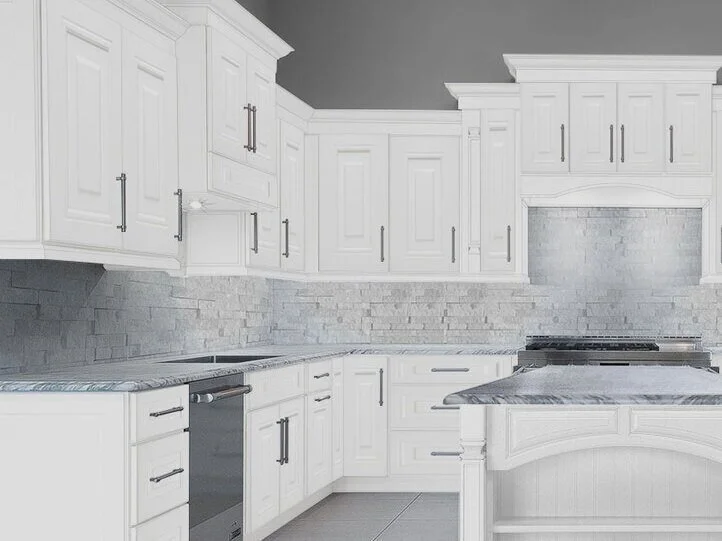 Cabinetry Rock Counter Cabinetry Rock Counter, Arlington Oatmeal Kitchen Cabinets
