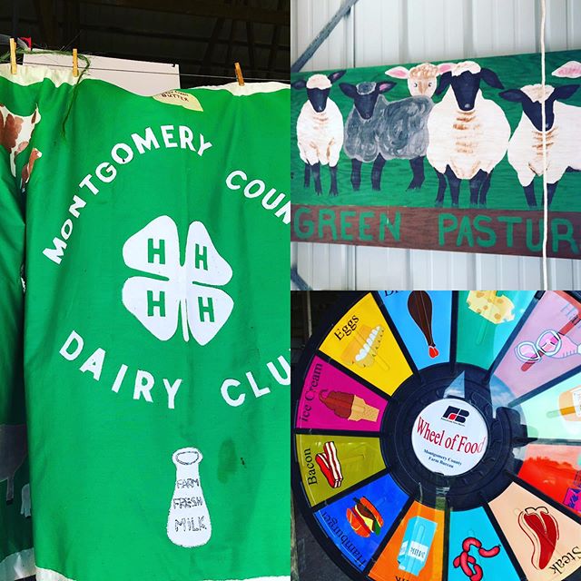 Farm food education at the Montgomery County 4-H Fair. #4h #farm #projectbasedlearning #youngfarmers #foodeducation #farmtotable #dairy #knowyourfood