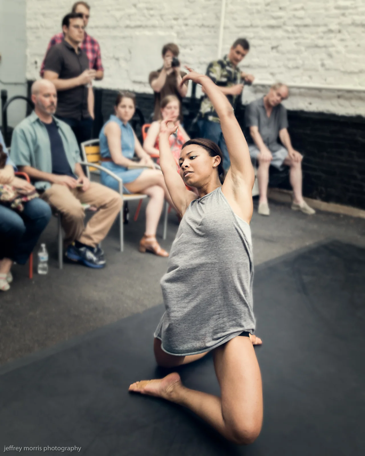 Cyndal Gilmore in piece by Florian Rouiller for 3 Minutes Max 2017 Photo: Jeffrey Morris