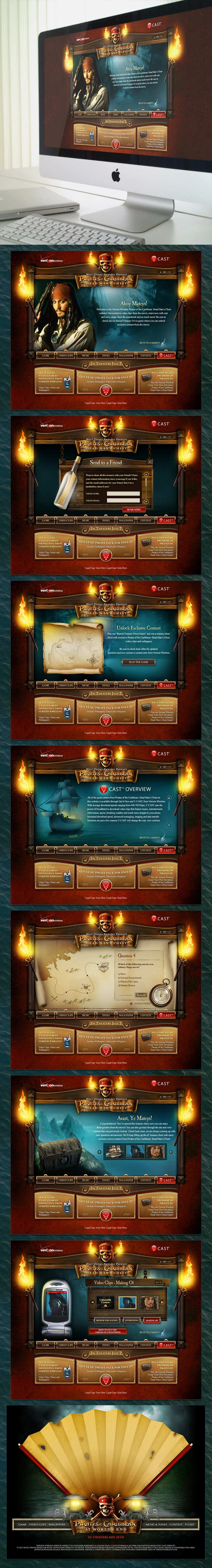 Verizon Pirates Of The Caribbean Website