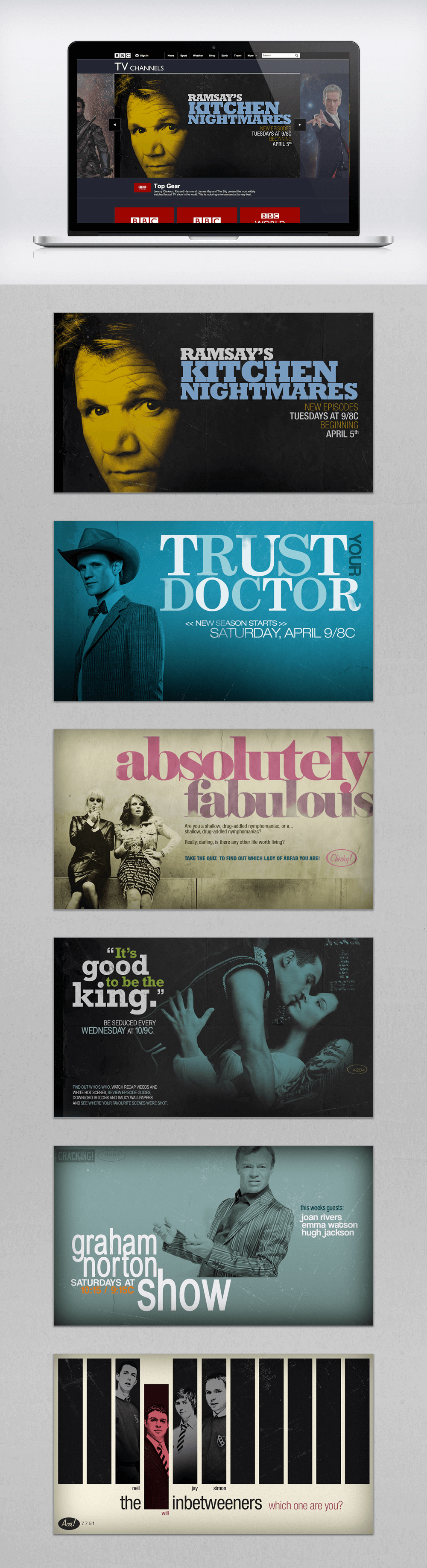 BBC America Promo Blue Note Design