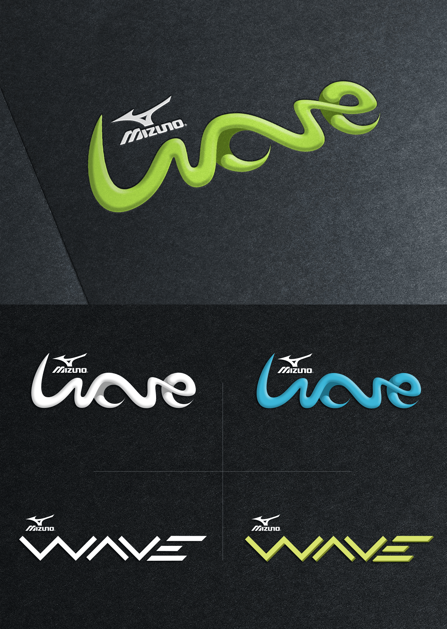 Mizuno Wave Logo Design