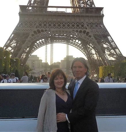 Brenda Gousset - the owner of Eiffel Enterprises - & Dr. Glidden. Now you know how this site got its name…