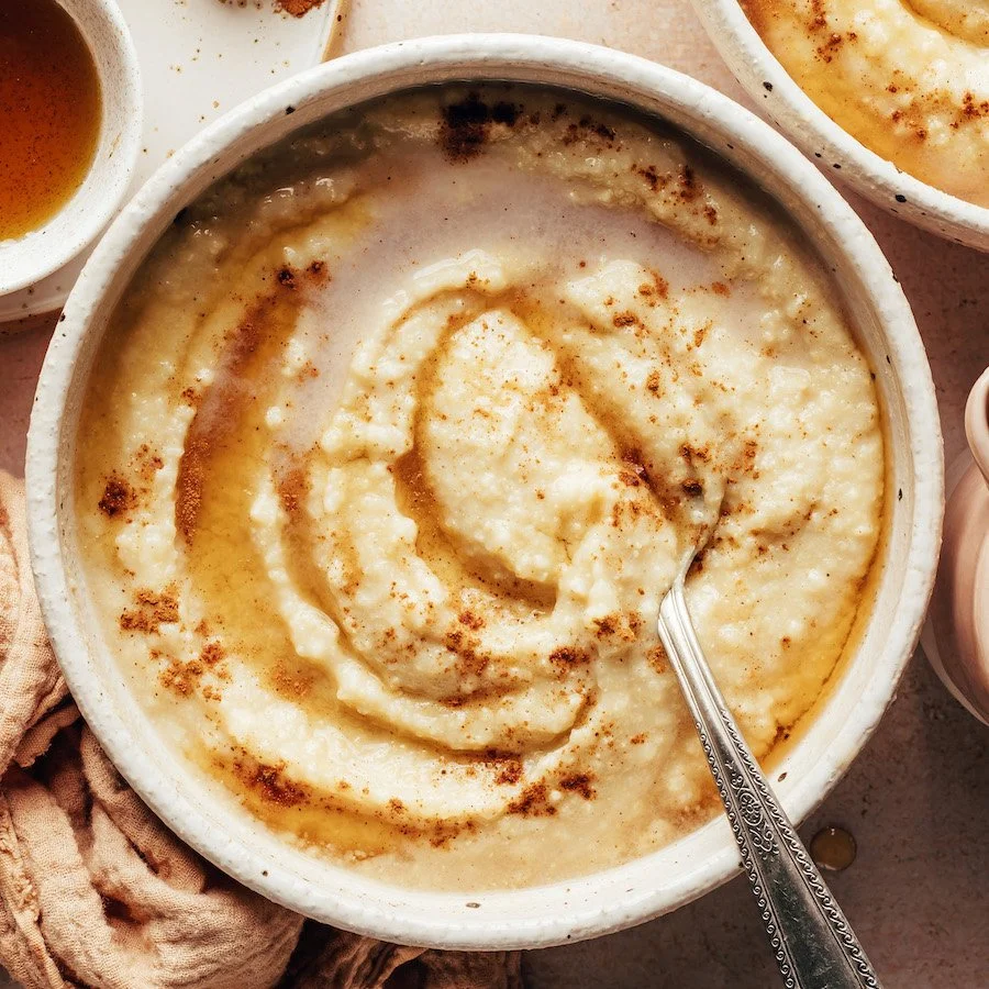 Creamy Vanilla Millet Porridge