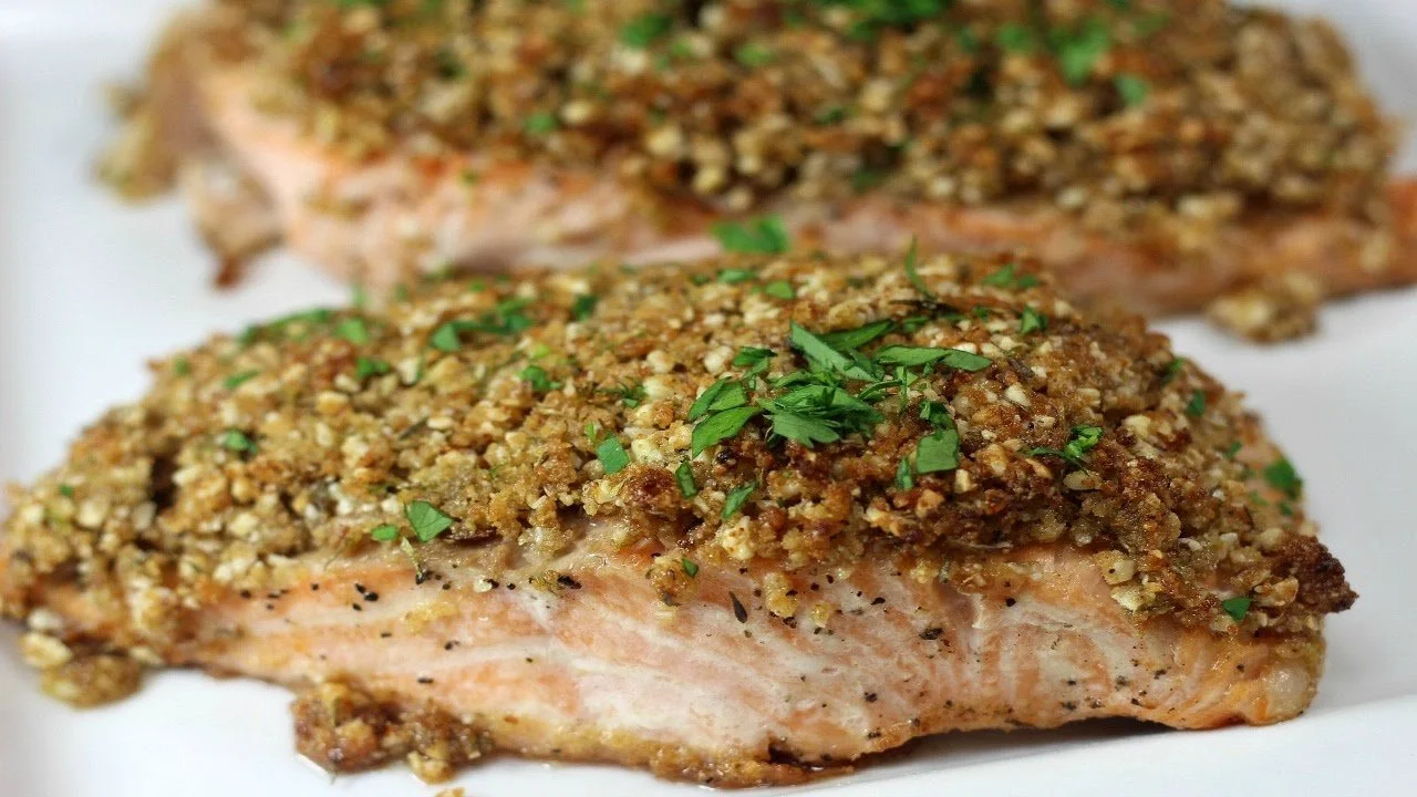 Almond Encrusted Salmon