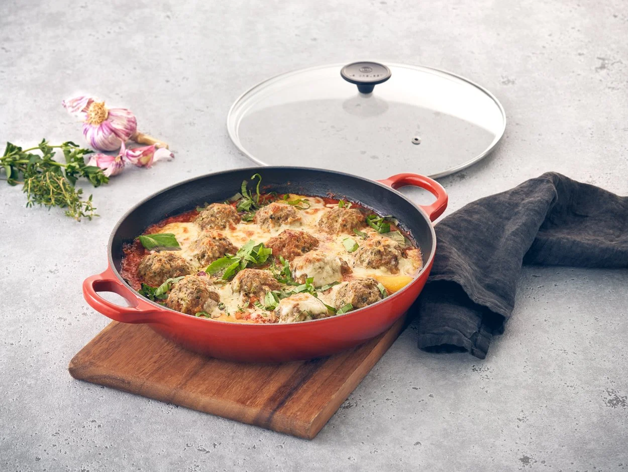 Sausage &amp; Ricotta Meatball Bake