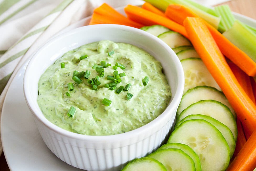 Creamless Creamy Green Goddess Dip