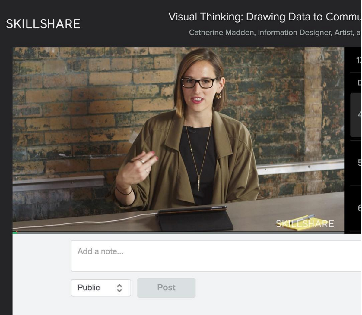 My class launched on Skillshare in November, and I still love reading student questions, reviewing projects, and thinking about new ways to apply the class. Skillshare is a great company, resource, and tool for any inquisitive self-starters and I'm so happy to now be a part of it. 