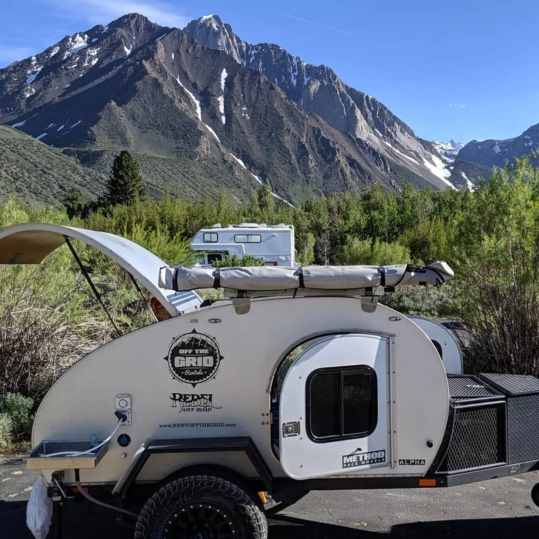 Great trip in the #Sierras with our @OffTheGridRentals #TearDropCamper. This was our first time and was the perfect size. Terrific base camp for mountain adventures. Looking forward to the next trip.

#Camping #Mountains #WildernessCulture #Adventure