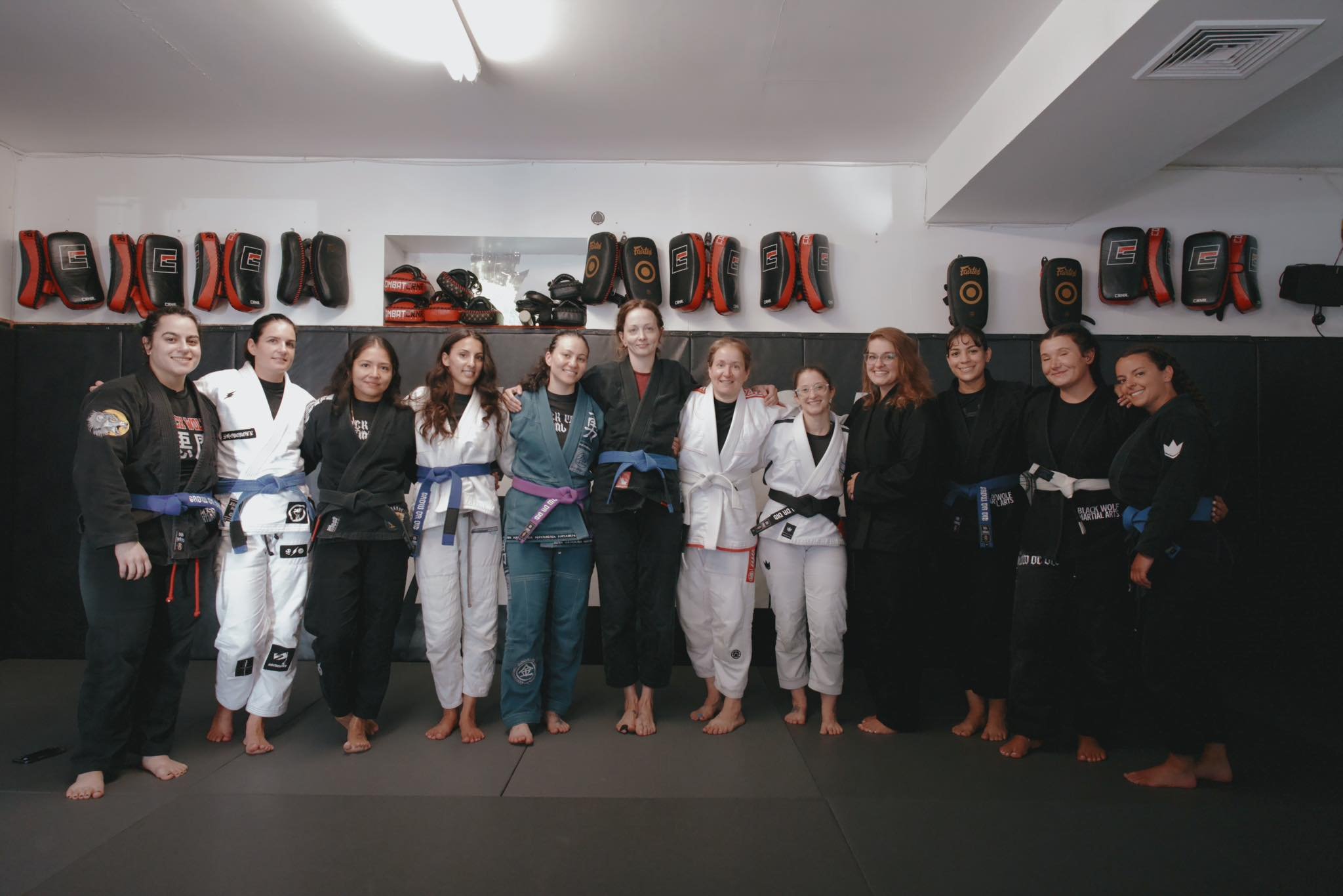 Group of women at jiu-jitsu