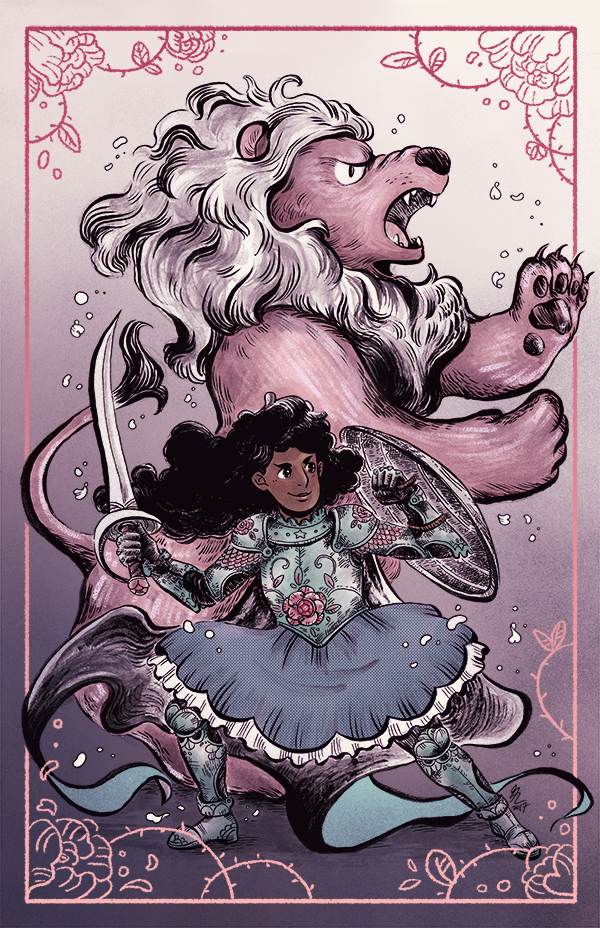 Heroic Stevonnie and Lion