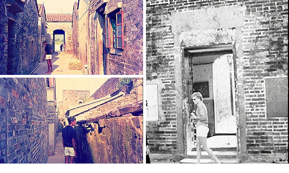 Photos taken at walled villages in the New Territories, 1970