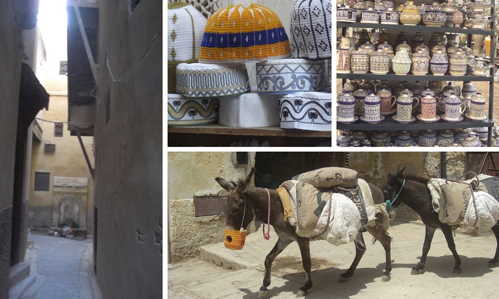 Near my Dar in Fez, Morocco after Alice left and I was travelling alone
