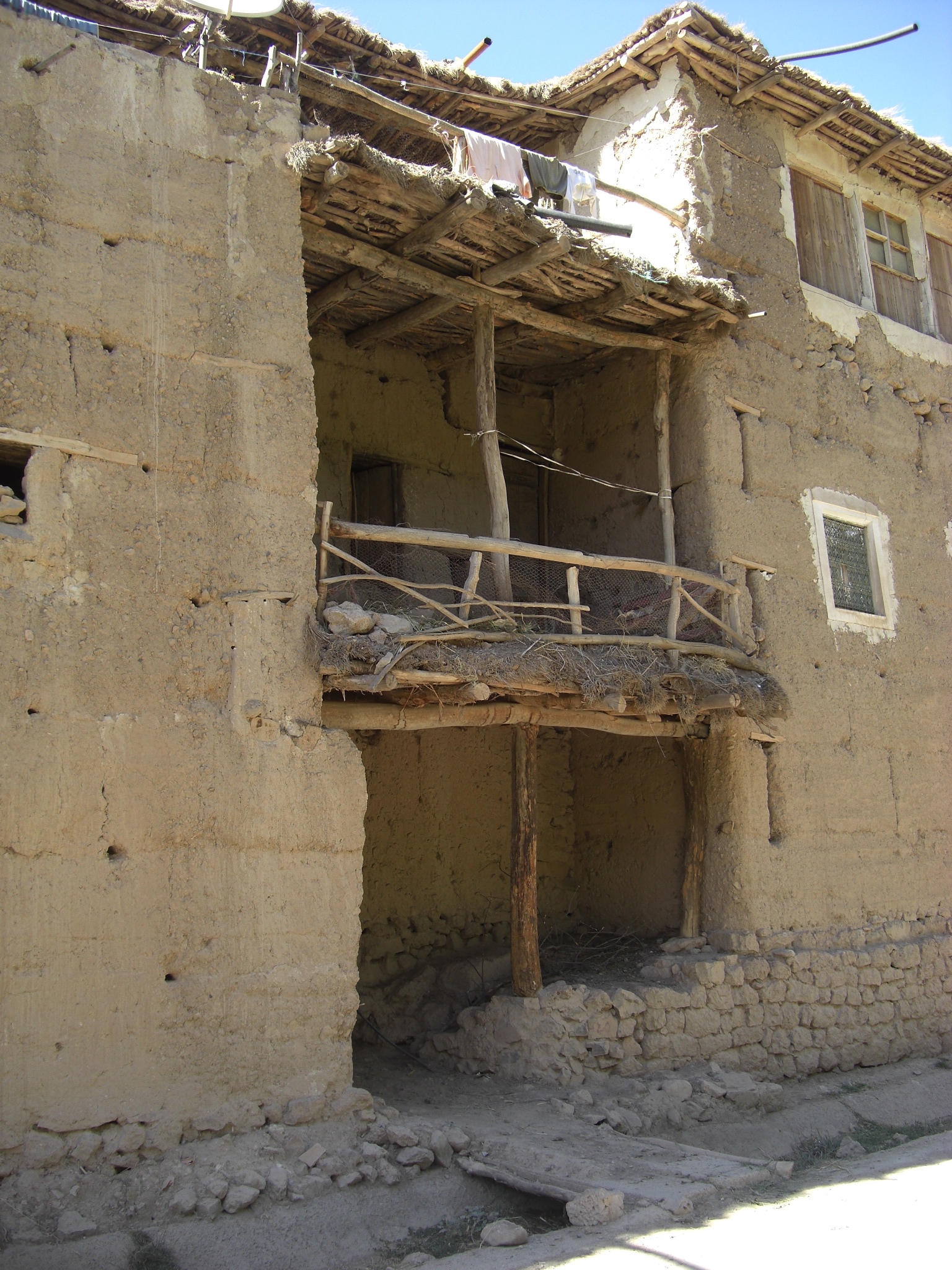 This was a house near my gite - I just loved the veranda - but not for too wild a party.