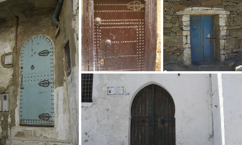 Moroccan doors serve their purpose! Aren't they gorgeous - I collected them on my journey and have a whole folder of Moroccan doors. Just don't try getting in or OUT!