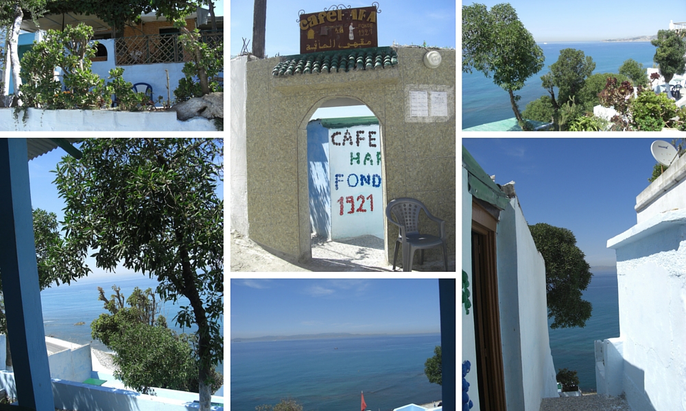 Cafe Hafa, founded in 1921, a Tangier icon that has avoided the dreaded developer!