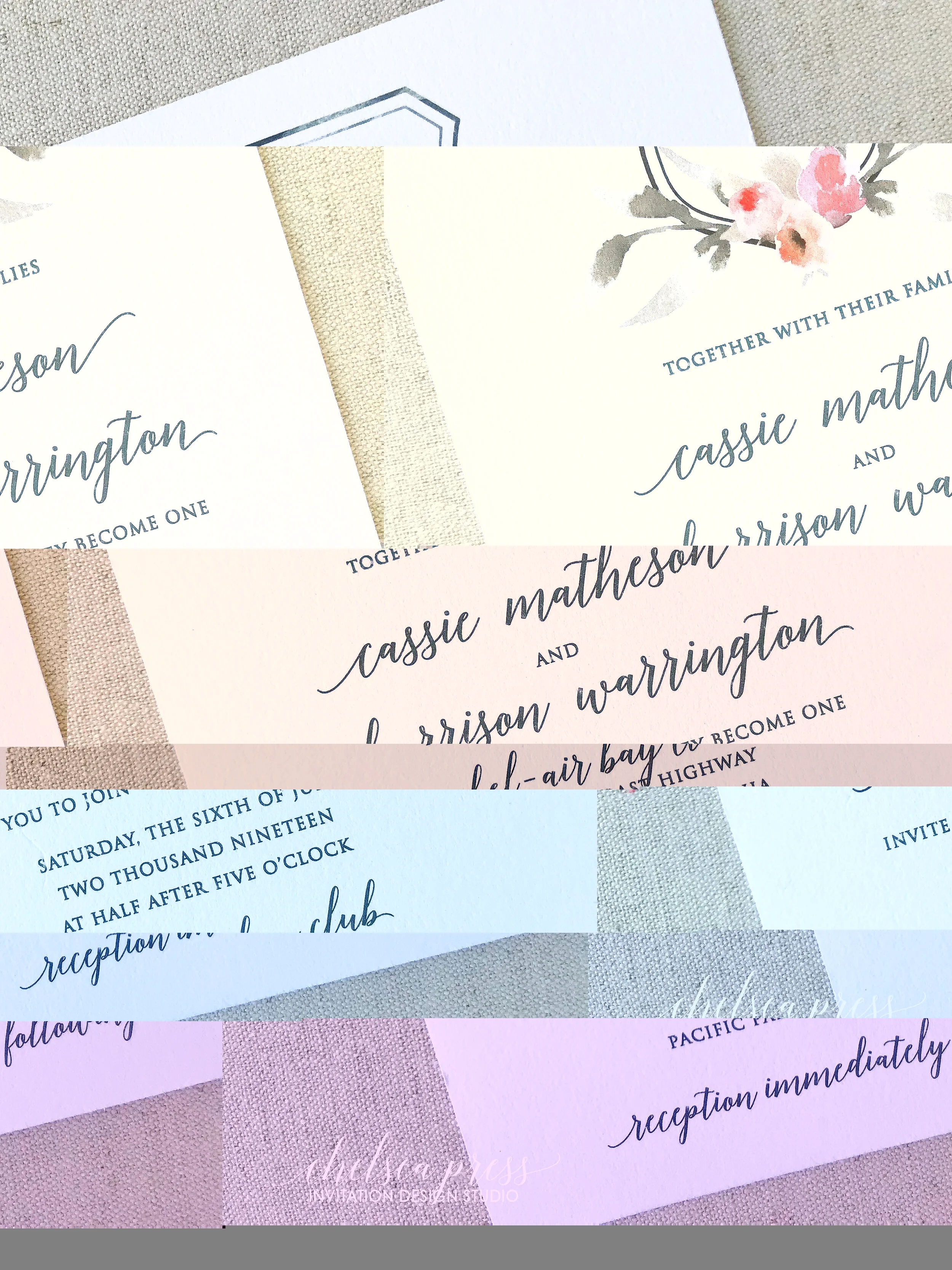 cassie and harrison rsvp set