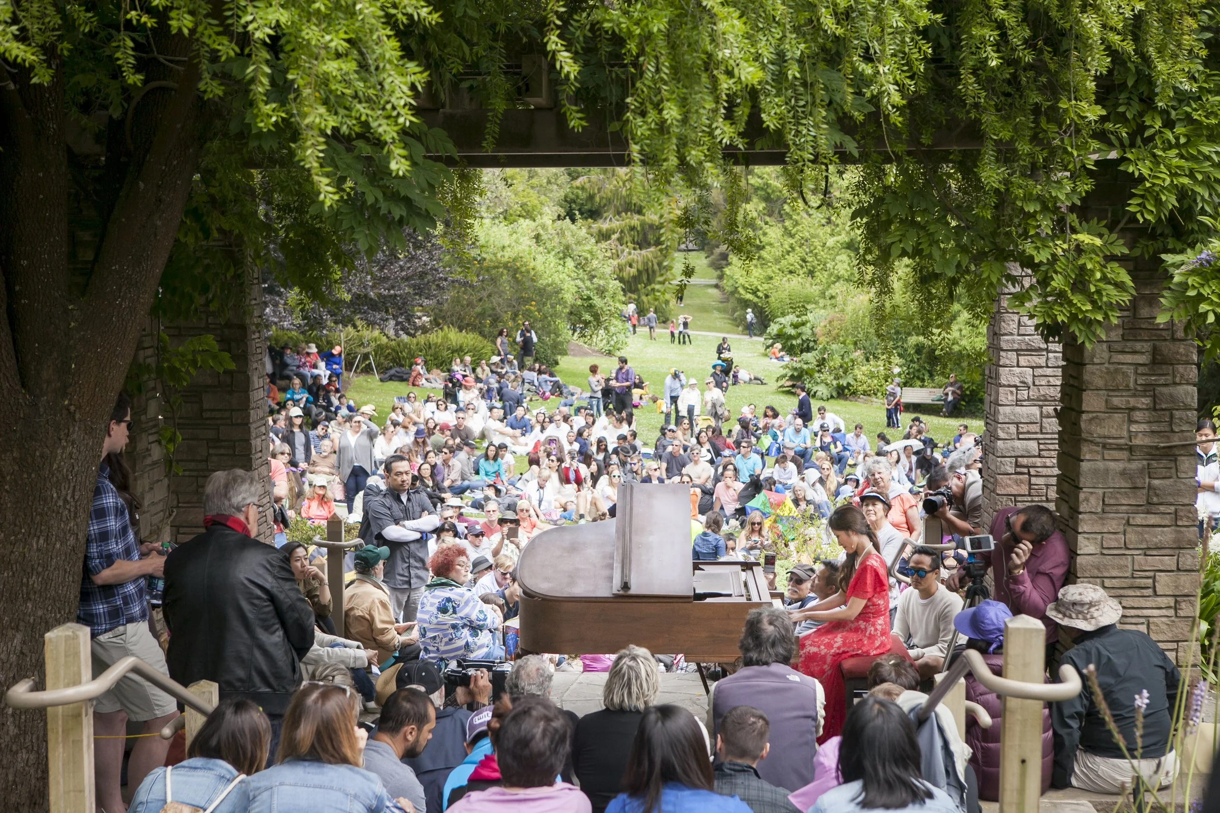 Flower Piano at San Francisco Botanical Garden