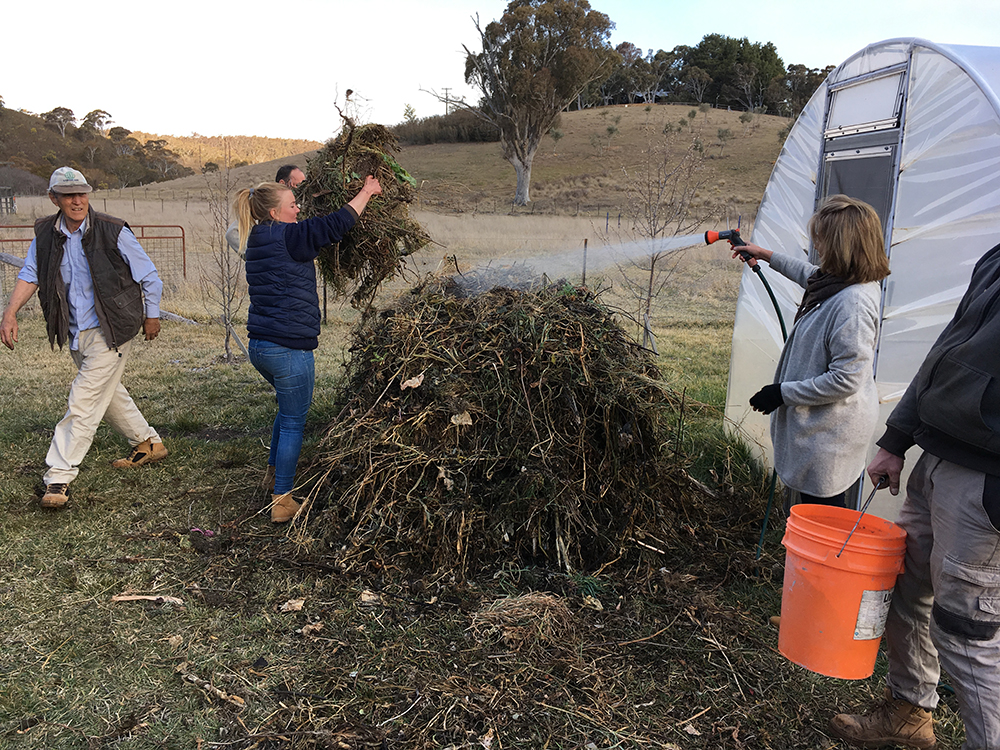 Making compost