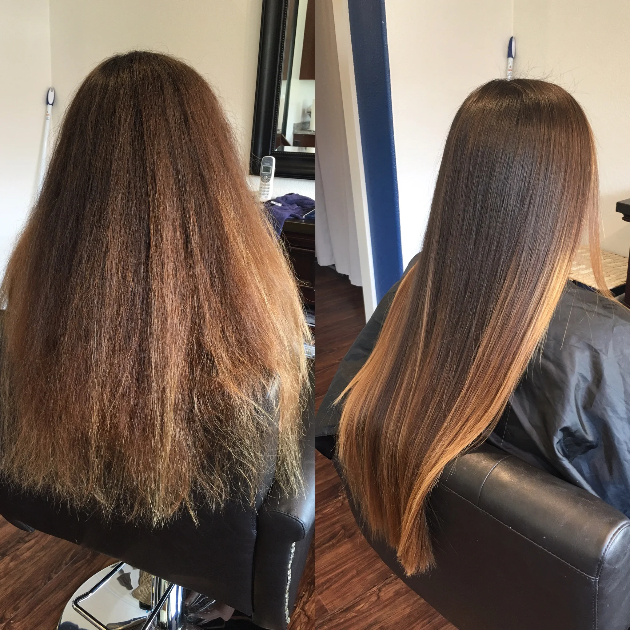 Highlights and Brazilian Blowout 