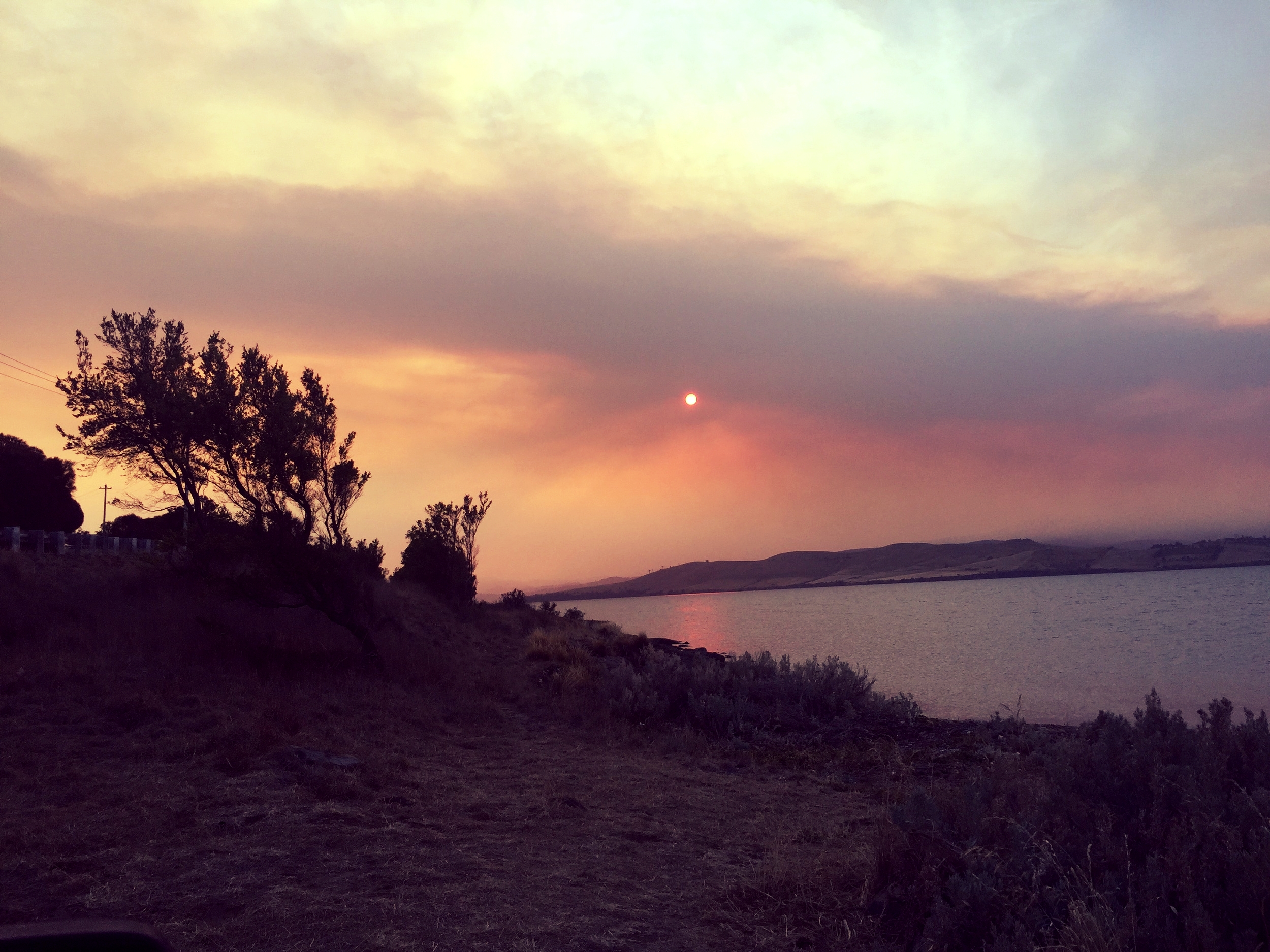 This photo really doesn't do what we were seeing justice.