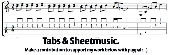 Tabs/Sheetmusic — Gavin Libotte Guitar