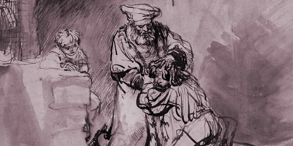 Copying the old masters can teach you a lot of skills. Here: Prodigal son by Rembrandt (1642)