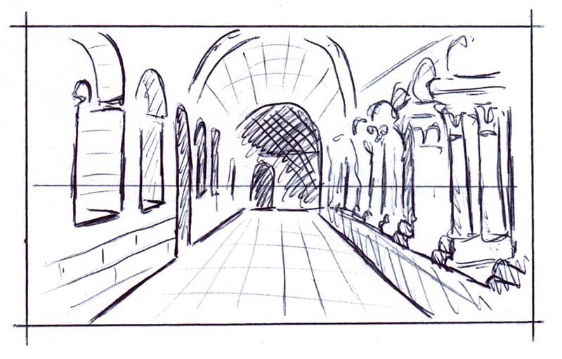 How to Draw One Point Perspective 