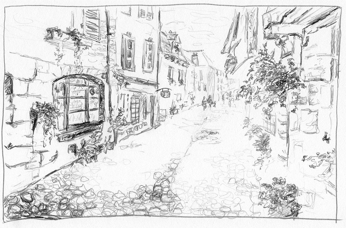 Quick and Easy Urban Sketching in 4 Steps! – Etchr Studio