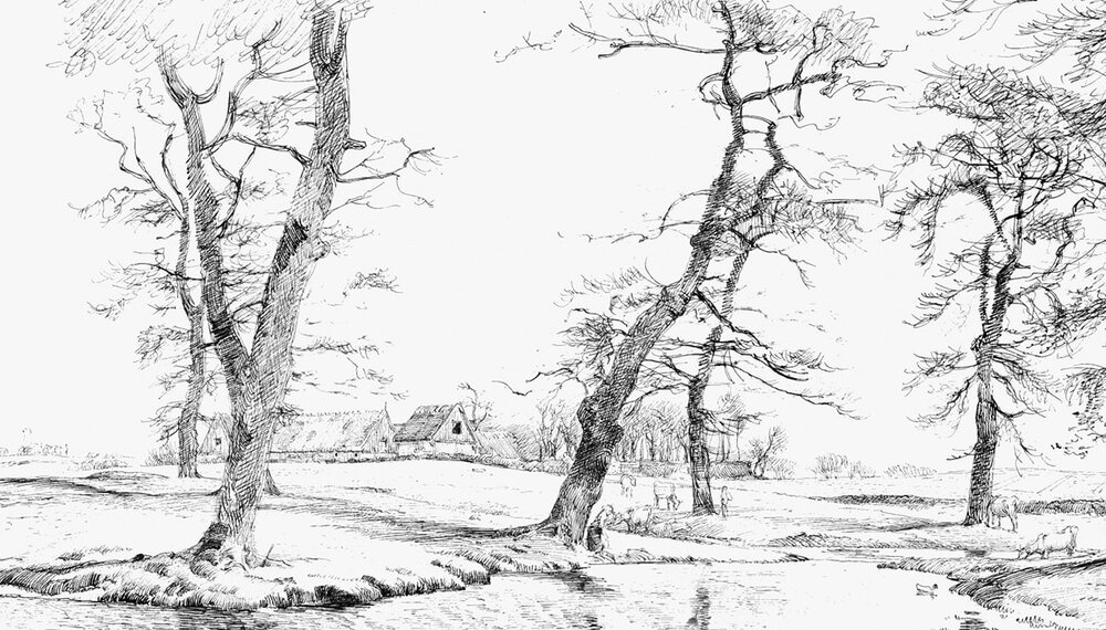 Landscape Drawing Skills, How To Draw Landscapes With Pencil Step By Pdf