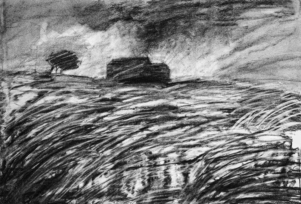10 Beautiful Landscape Sketches By, Landscape Drawings By Famous Artists
