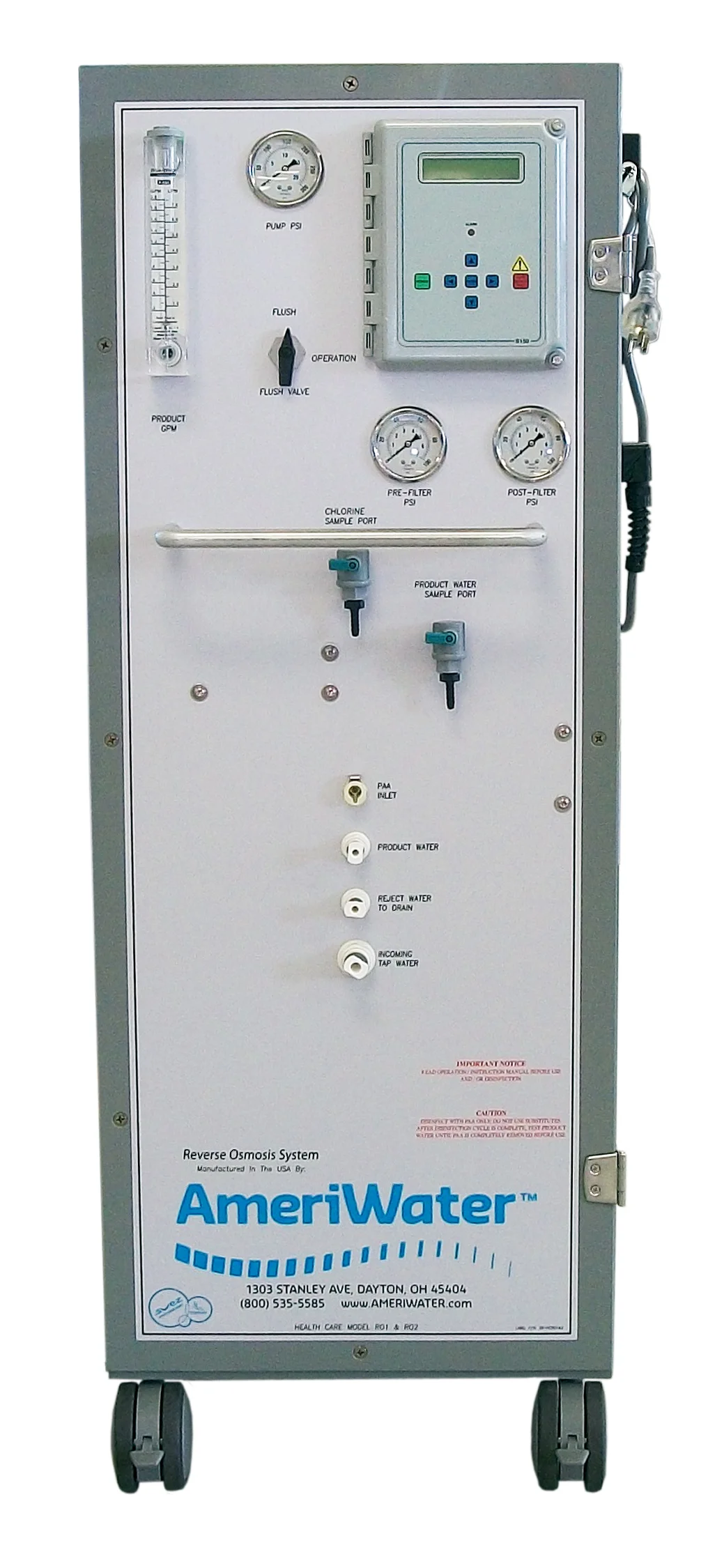 HCRO AmeriWater Dialysis Reverse Osmosis RO Water