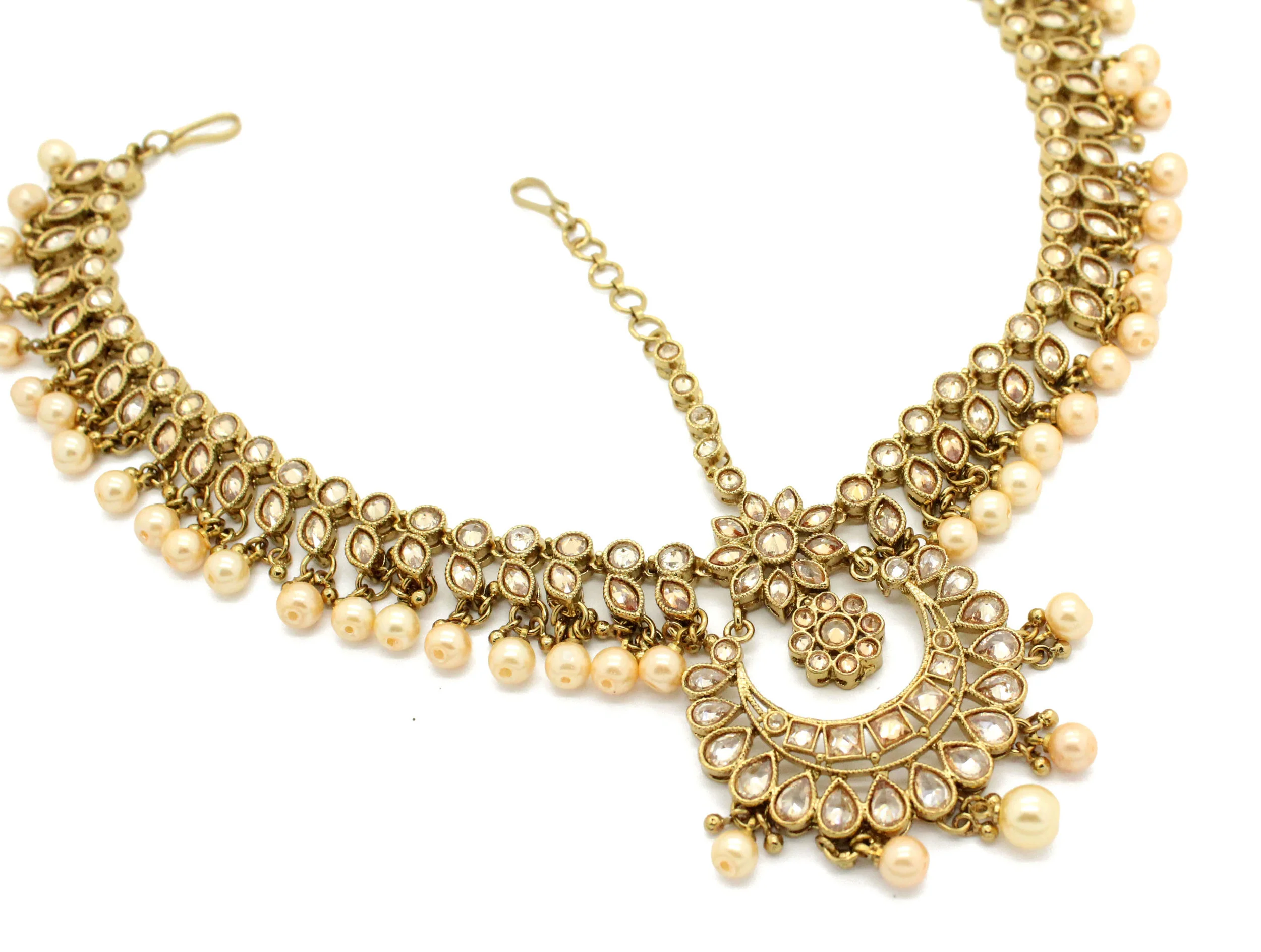 Antique Gold 'ARADIYA' Matha Patti Headpiece