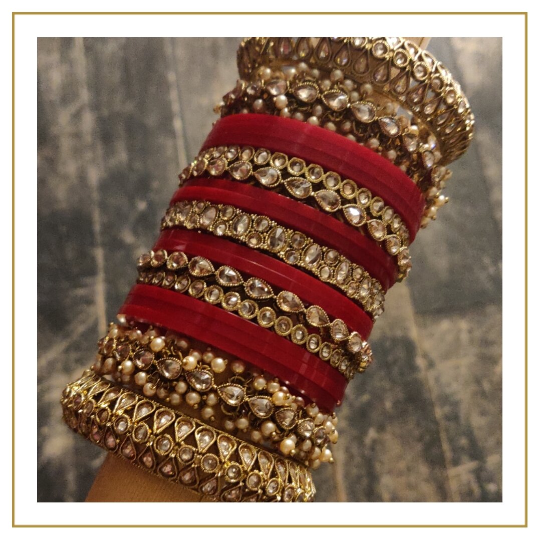 Indian Asian Bollywood Bangle Set Churiya 