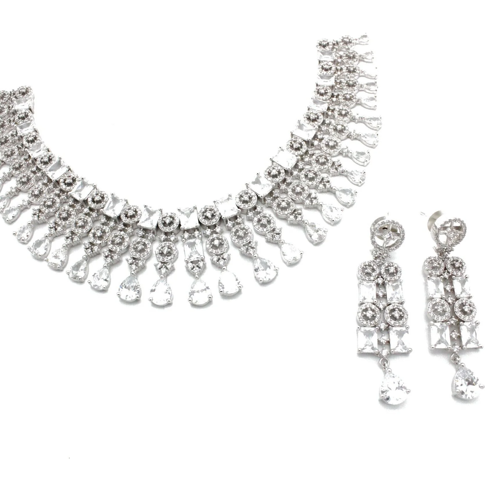 Silver Indian Asian Cubic Zirconia 