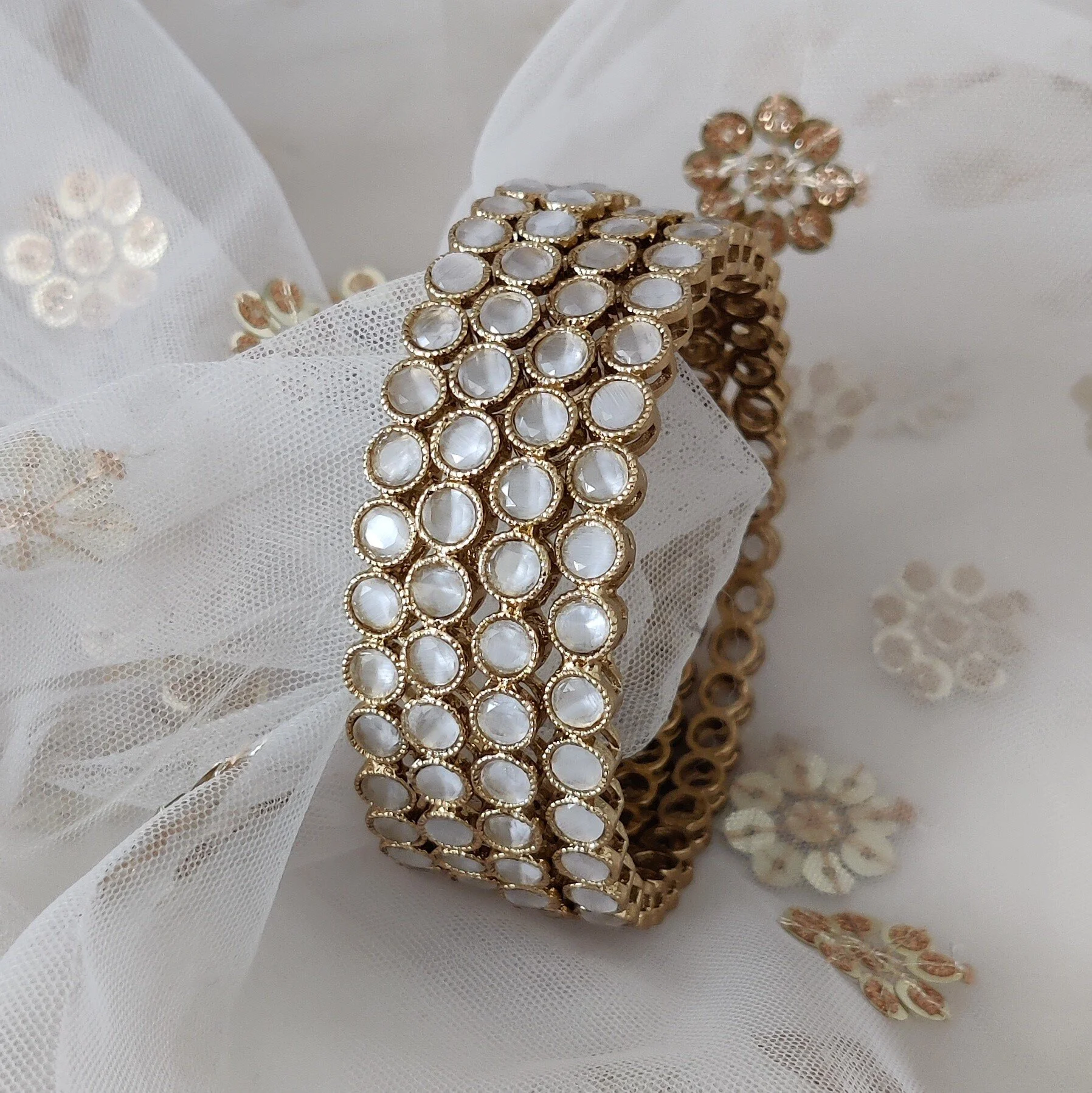 Muted Grey Indian Asian Kangan Bangles Churiya Bangles 