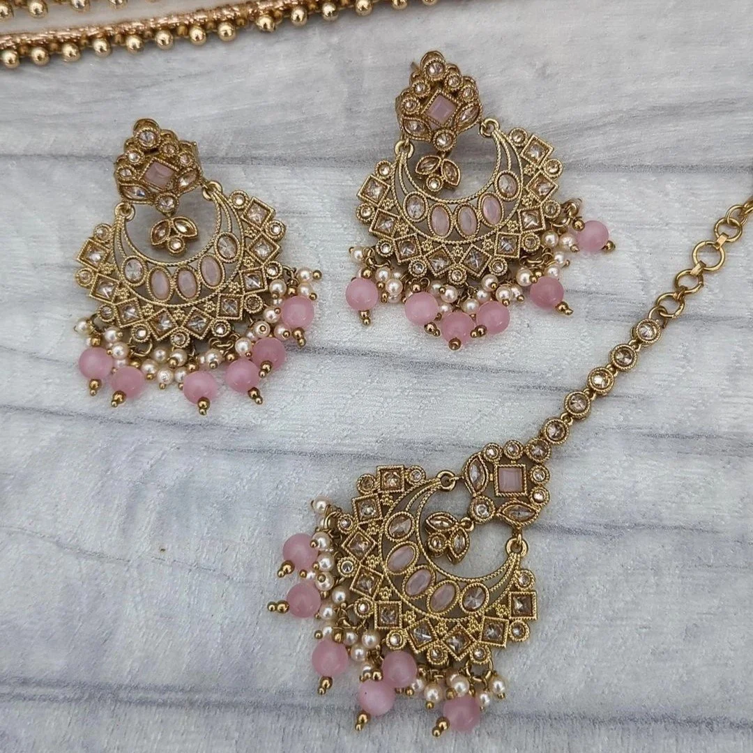 Jhumka Earrings Tikka Earring Set Online Buy Parineeti Chopra