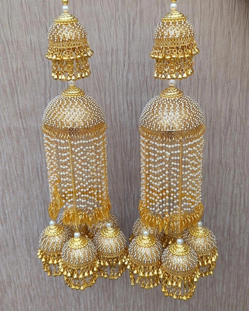 Gold Pipal Patti Traditional Punjabi Kaleerey