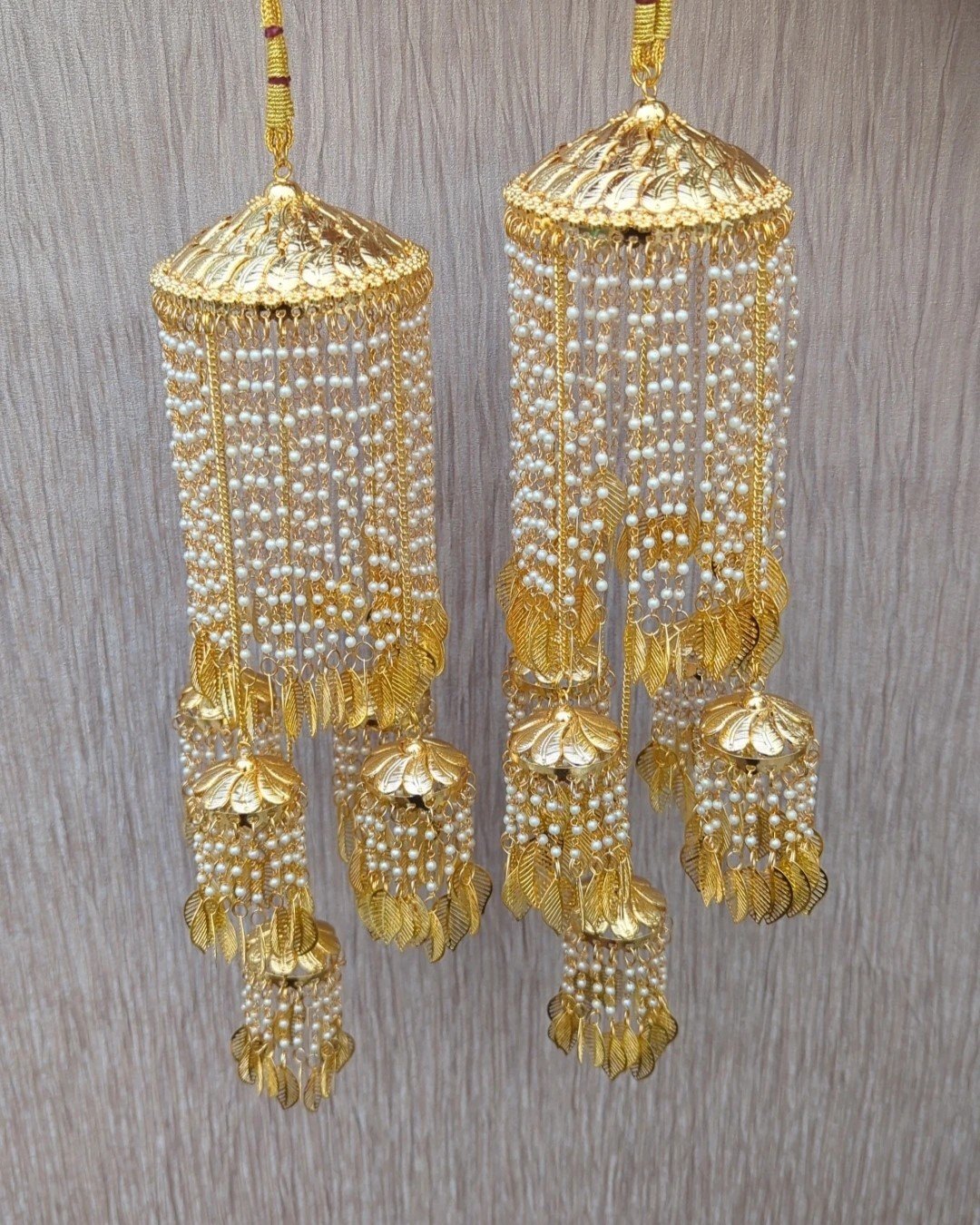 Gold Pipal Patti Traditional Punjabi Kaleerey