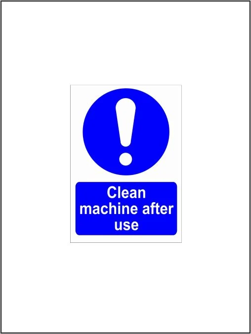 Clean Machine After Use A6